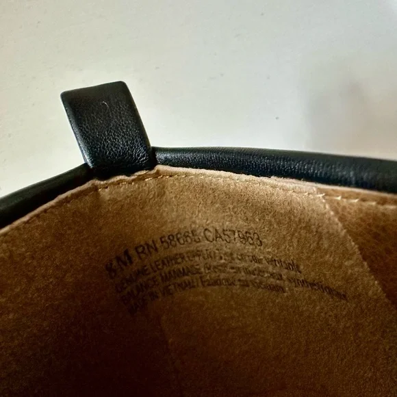 Susina Black Leather Slip-On Loafers - Picture 11 of 11